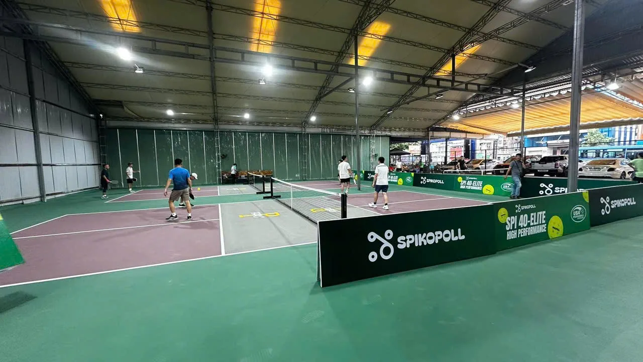Cụm sân pickleball hoàn thiện